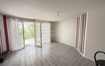 Appartement F2 jardin en duplex 51m2 à la Possession.