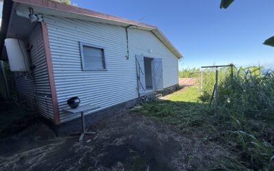 À LOUER   MAISON BOIS SOUS TÔLE ATYPIQUE T3   TROIS-BASSINS